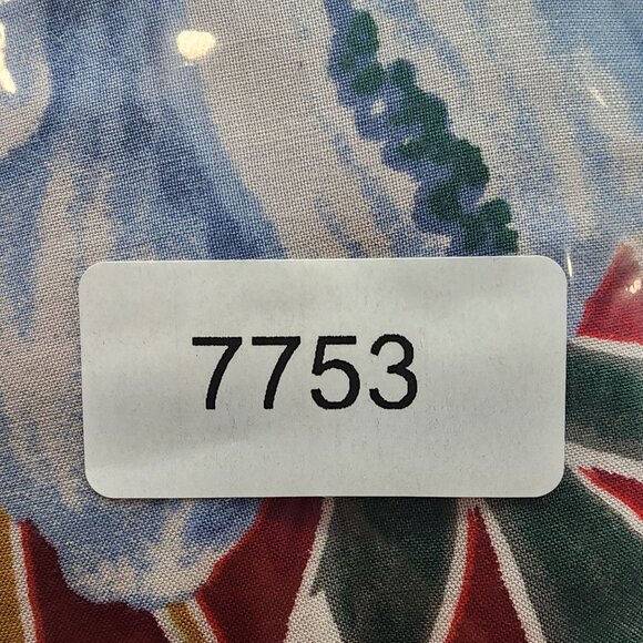 Mens Red Thums Up for Him Floral Hawaiian Shirt Button Down Short Sleeve Size L - Picture 7 of 7